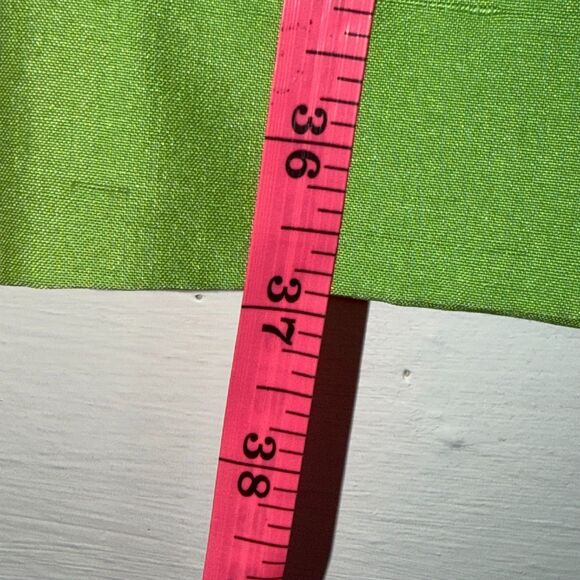 Vintage 80s Silk Colorblock Art Fashion Shift Dress Geometric Rainbow Size 8 - Picture 12 of 12